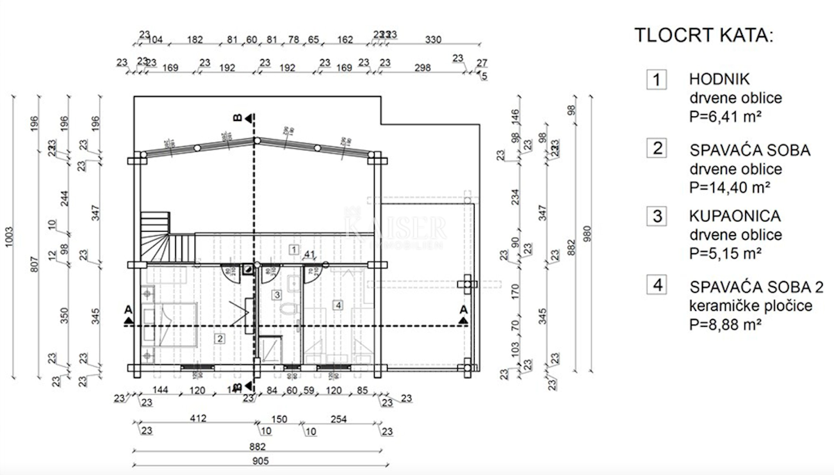 Fužine - Novozgrajena brunarica 124 m2