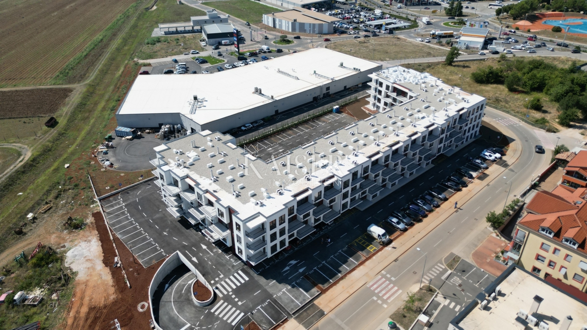 Istra, Umag - dvosobno moderno stanovanje v novogradnji, 71m2, tretje nadstropje, odlična lokacija