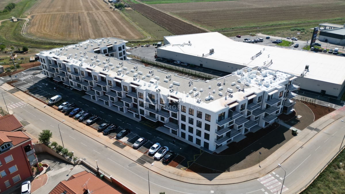 Istra, Umag - dvosobno moderno stanovanje v novogradnji, 71m2, tretje nadstropje, odlična lokacija