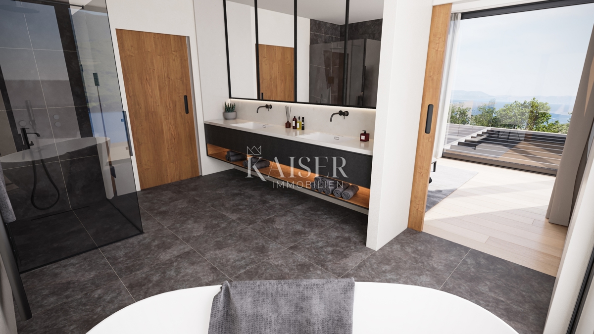 Istra, Rabac - edinstvena vila 90 m od morja, 465 m2