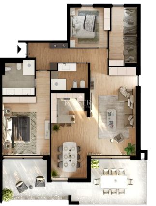 Stanovanje Umag, 58,80m2
