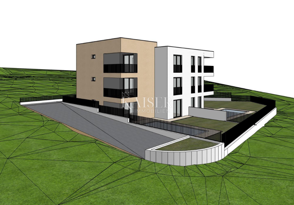 Zadar, Bibinje - apartma 67 m2 blizu morja