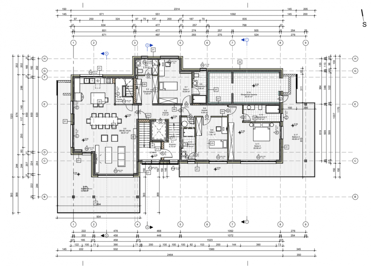 Stanovanje Bivio, Rijeka, 321m2