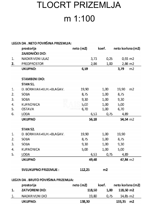 Stanovanje Vir, 47,84m2