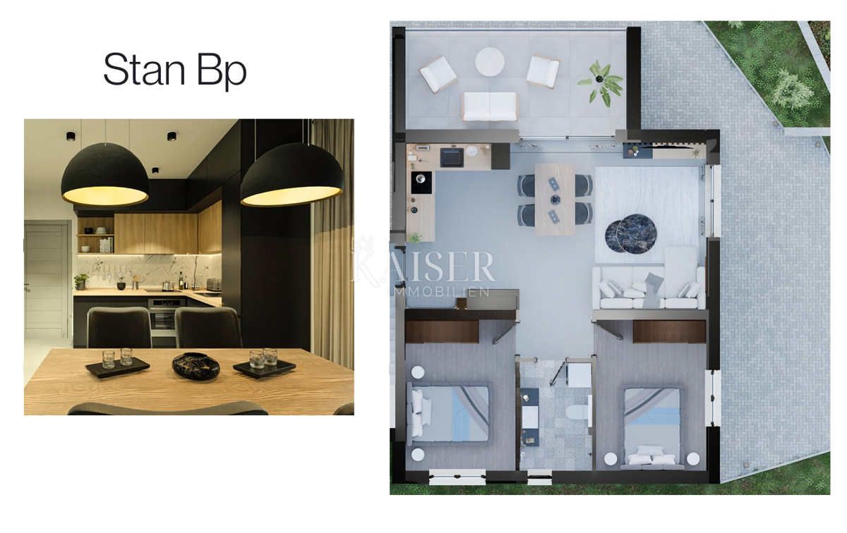 Stanovanje Rogoznica, 1m2