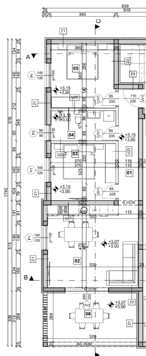 Vodice, Šibenik - Moderno dvosobno stanovanje s pokrito teraso 700 m od morja