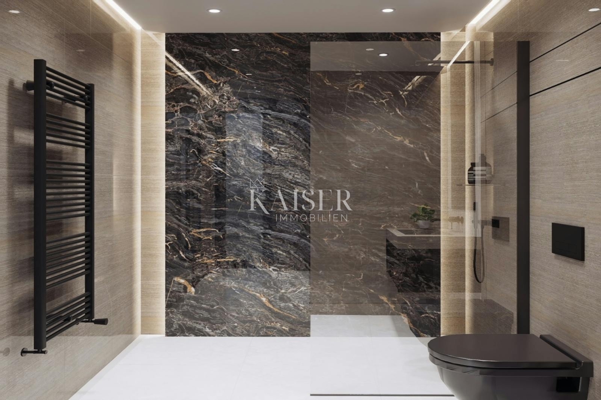 Vodice - Luksuzna moderna vila z bazenom in garažo 300 metrov od morja