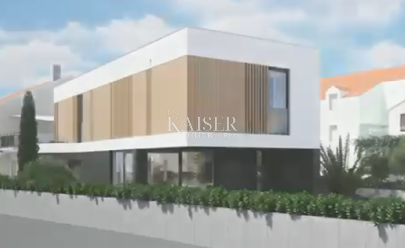 Vodice - Luksuzna moderna vila z bazenom in garažo 300 metrov od morja