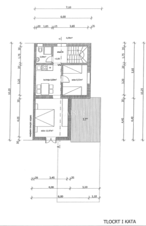 Pag, Novalja - hiša 117m2 z garažo in vrtom