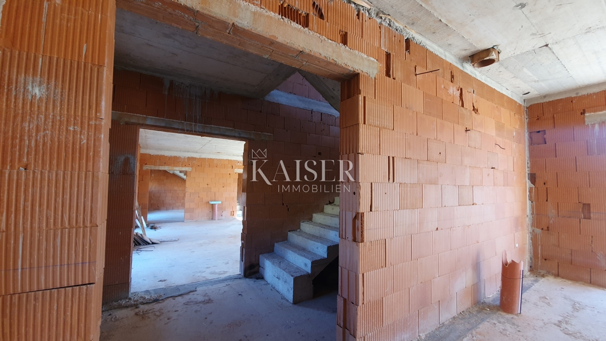 Istra - Lovreč, kamnita roh bau vila s pogledom na morje