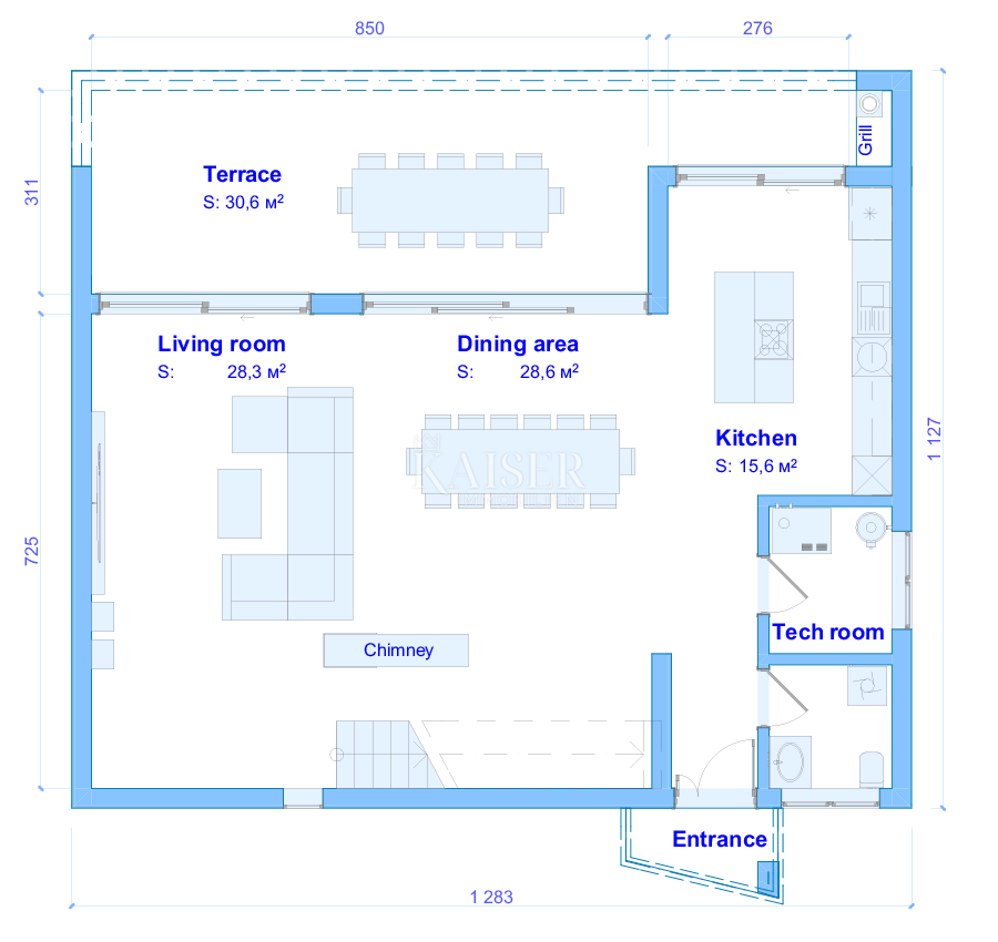 Istra, Rabac - luksuzna vila s panoramskim pogledom na morje, 233 m2