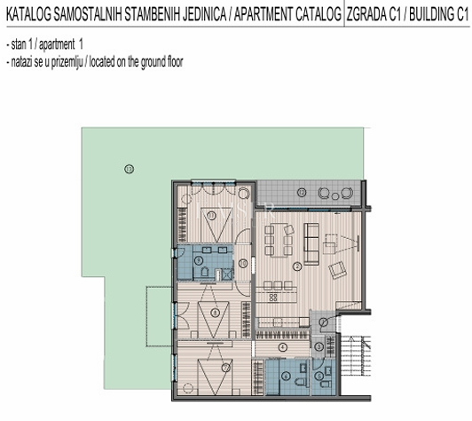 Marina, Trogir - Ekskluzivno, takoj vseljivo stanovanje s panoramskim razgledom in vrtom
