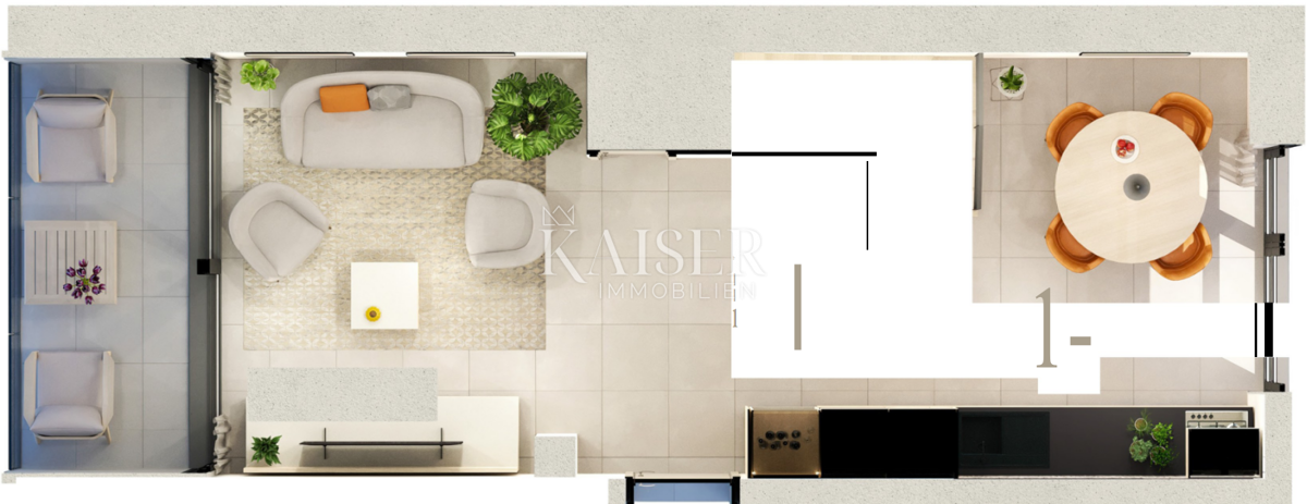 Poreč, Istra, čudovito dvonadstropno stanovanje s pogledom na morje