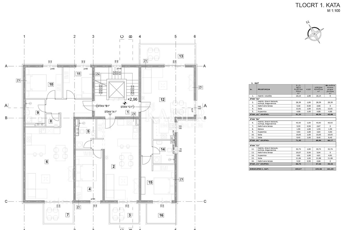 Stanovanje Vabriga, Tar-Vabriga, 48,54m2