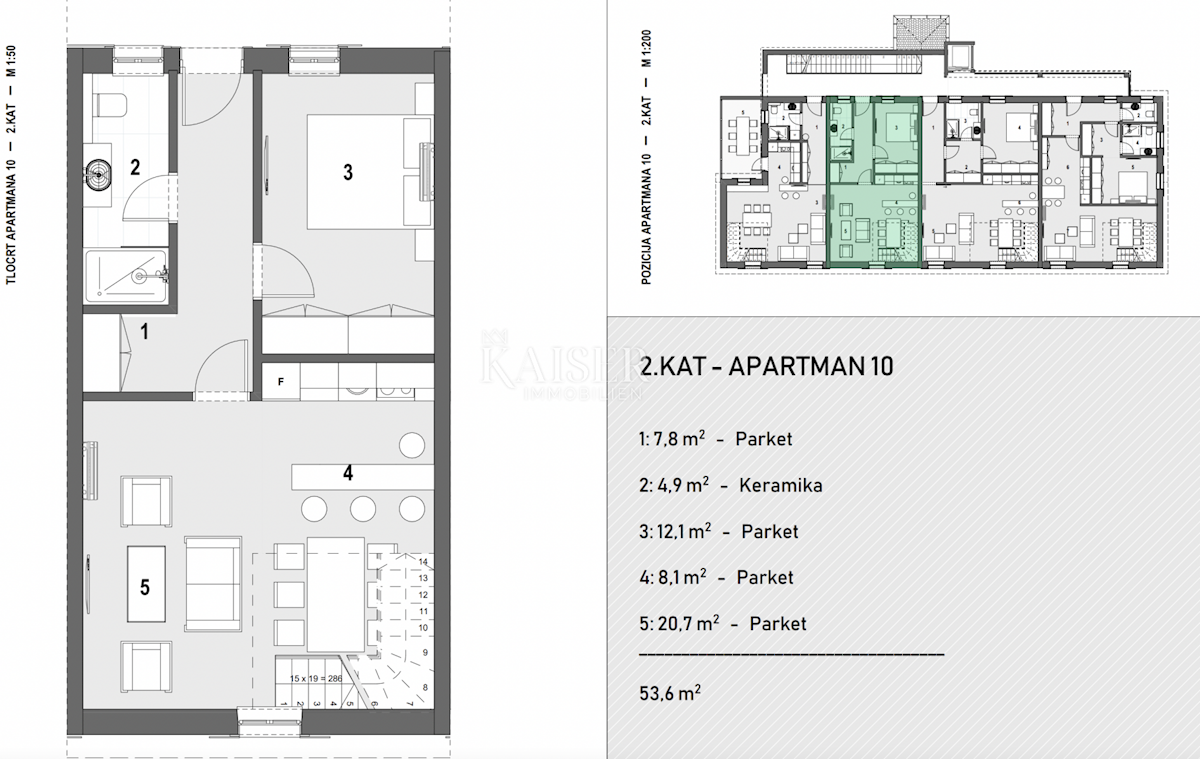 Stanovanje Volosko, Opatija, 118,47m2