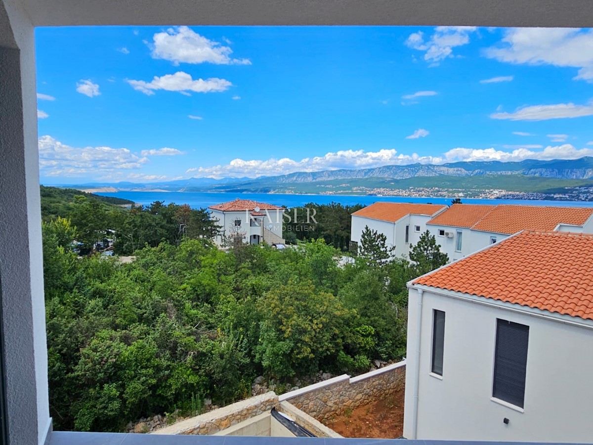 Otok Krk, Polje - lep penthouse v izgradnji s pogledom na morje