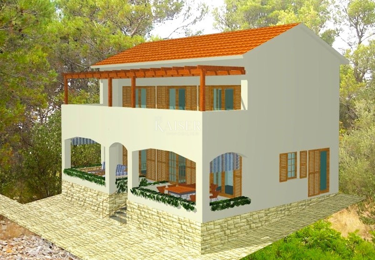  Zazidljivo zemljišče Nerezine, Mali Lošinj, 450m2