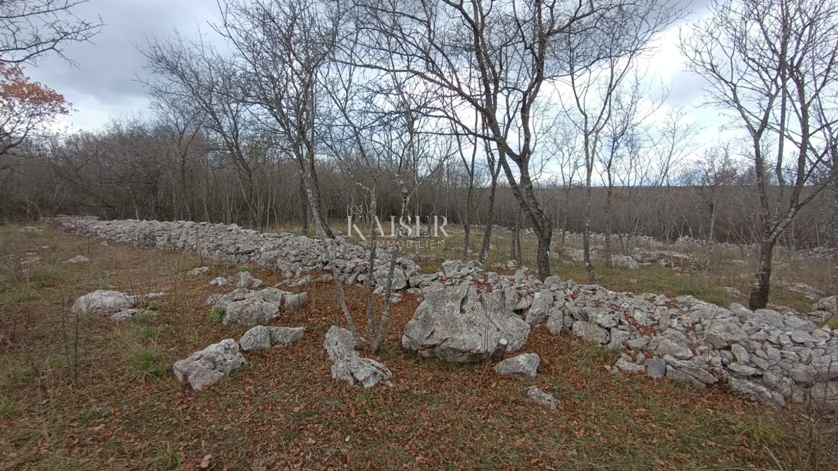 Otok Krk, Krk- Kmetijsko zemljišče 1130 m2 z dovozom 