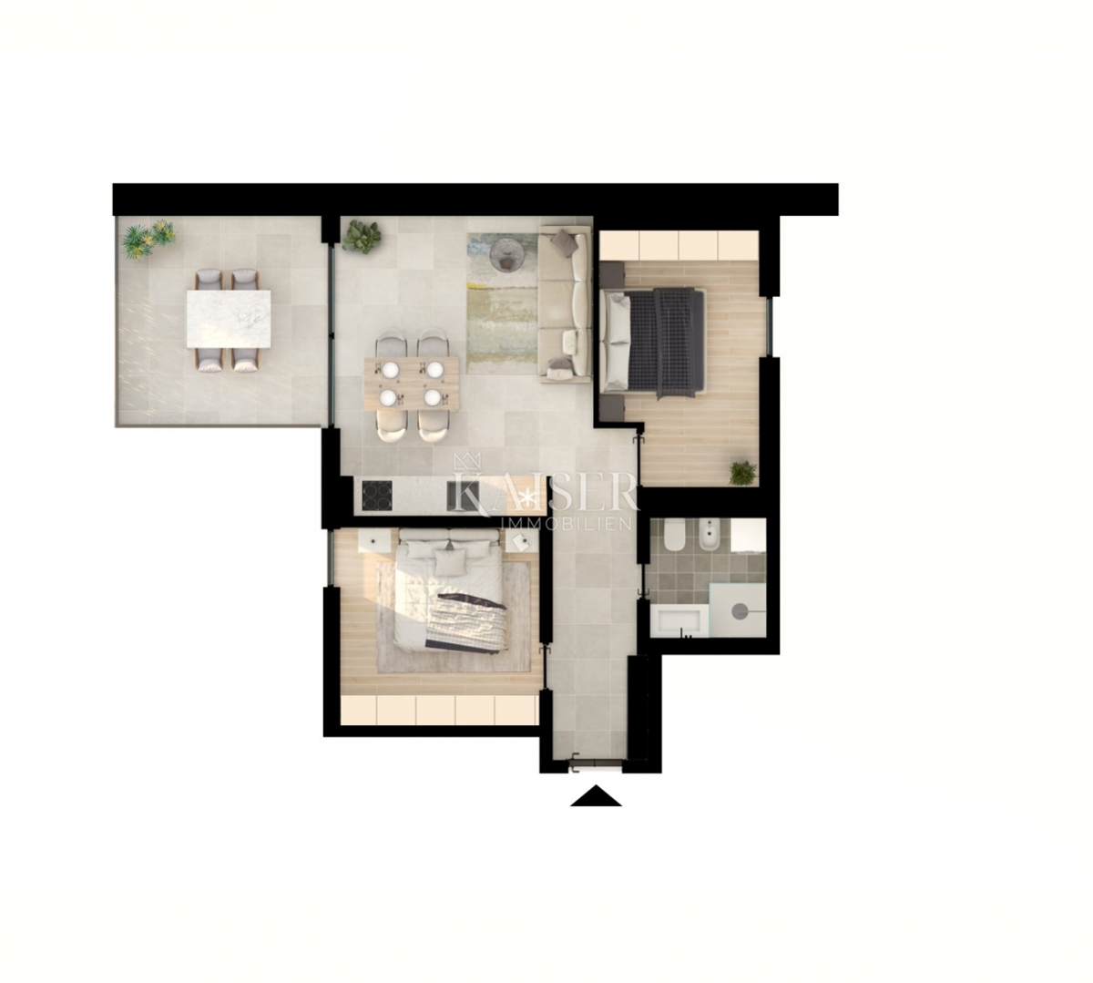 Stanovanje Umag, 58,80m2