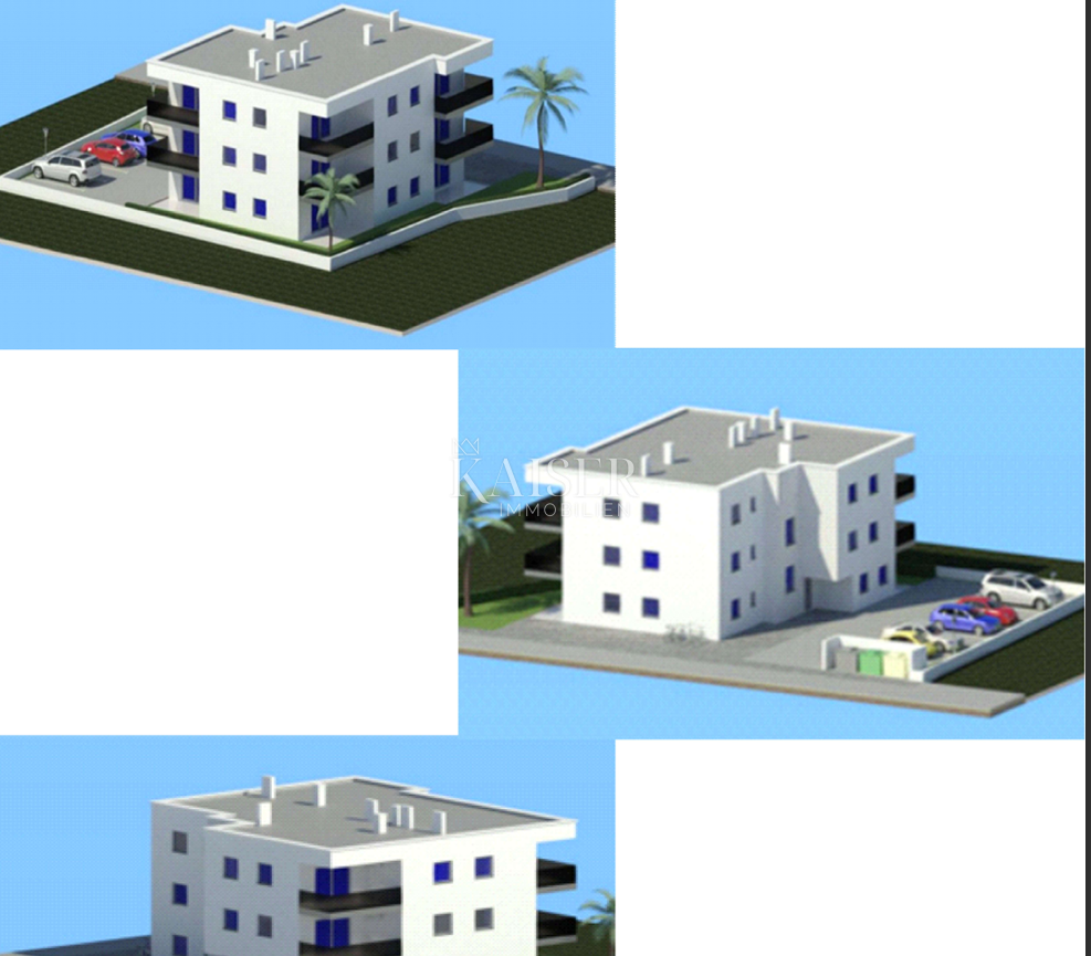 Otok Pag - apartma 56,05 m2 z vrtom, 70 m od morja
