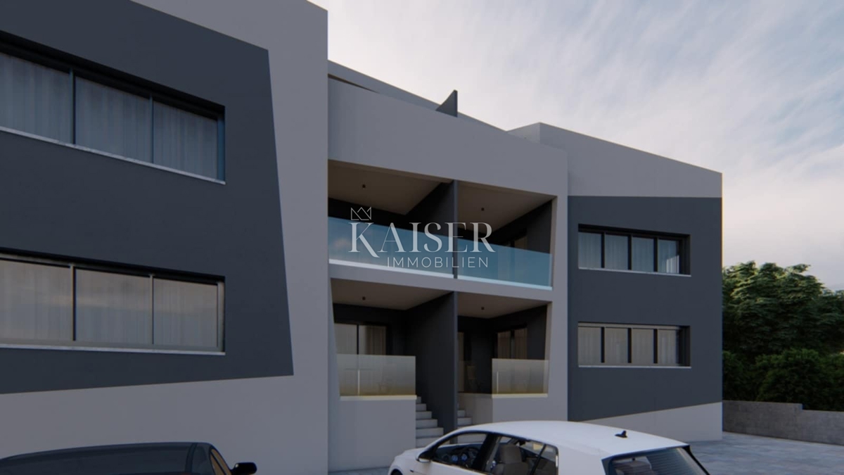 Otok Krk, Vrbnik - dvonadstropno stanovanje 95m2 s pogledom na morje
