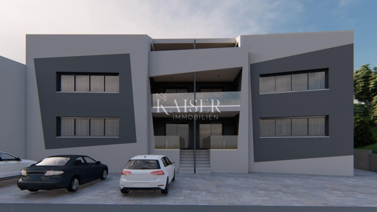 Otok Krk, Vrbnik - dvonadstropno stanovanje 95m2 s pogledom na morje
