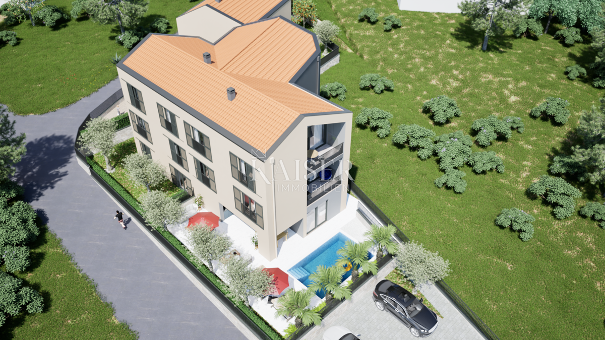 Istra, Poreč, okolica - gradbeno zemljišče 1100m2, s projektom za gradnjo 8 stanovanj