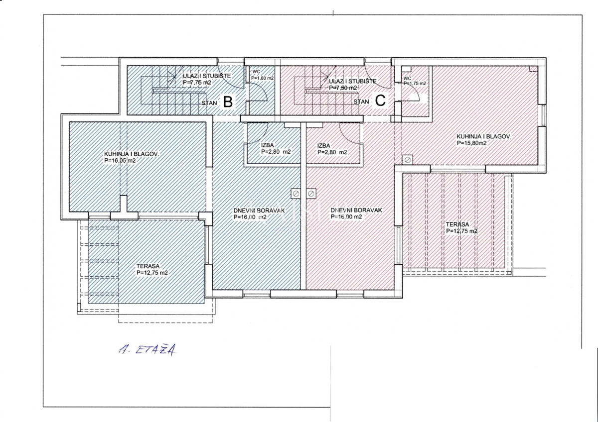 Mali Lošinj, luksuzno stanovanje 111 m2 - novogradnja