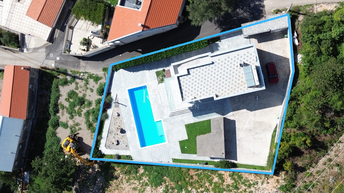 Crikvenica – Ekskluzivna luksuzna vila z bazenom in panoramskim pogledom na morje