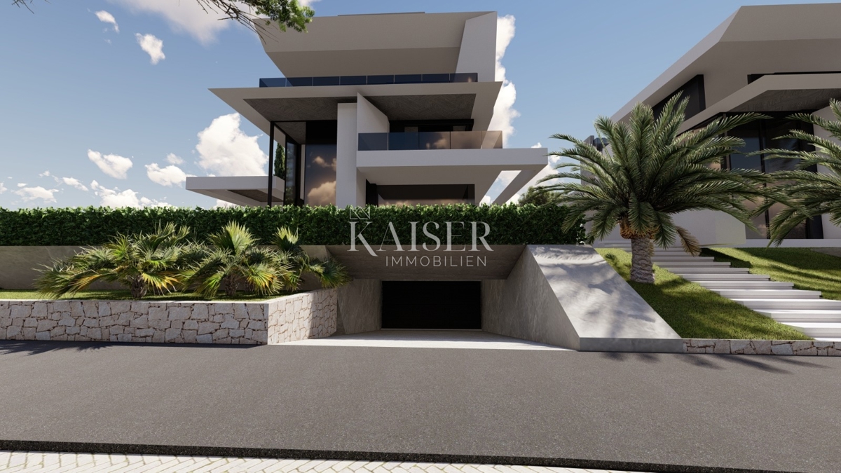 Otok Krk, Njivice - apartma 2 spalnici + dnevna soba, 101 m2, novogradnja