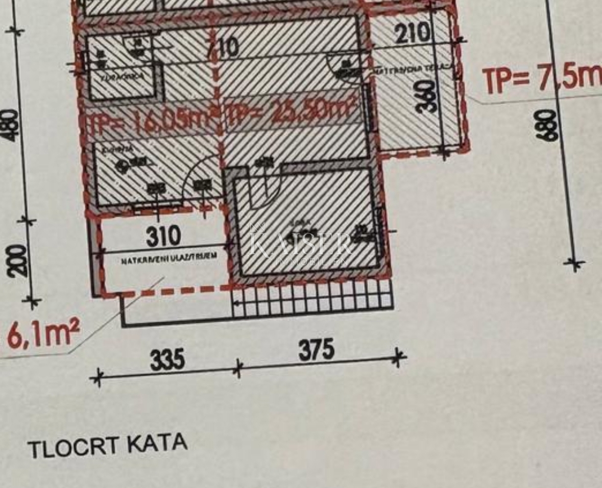 Zadar – Petrčane – Hiša z 2 apartmajema in pogledom na morje