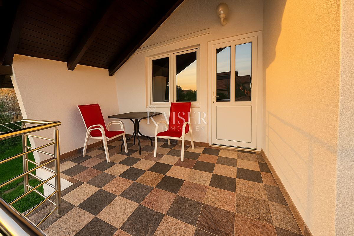 Zadar – Petrčane – Hiša z 2 apartmajema in pogledom na morje