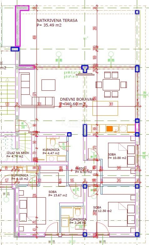Stanovanje Vinjerac, Posedarje, 170,97m2