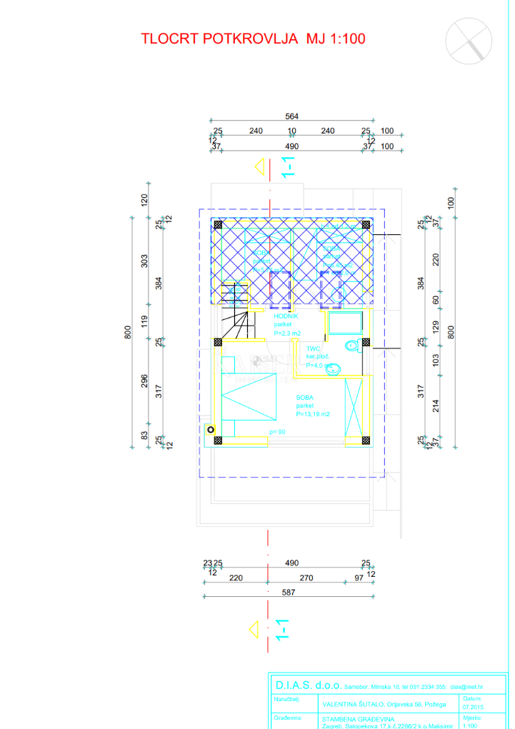 Stanovanje Maksimir, 62,74m2