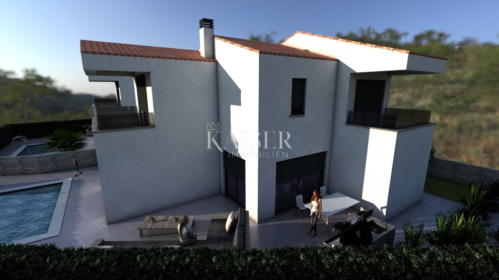  Zazidljivo zemljišče Risika, Vrbnik, 1.100m2