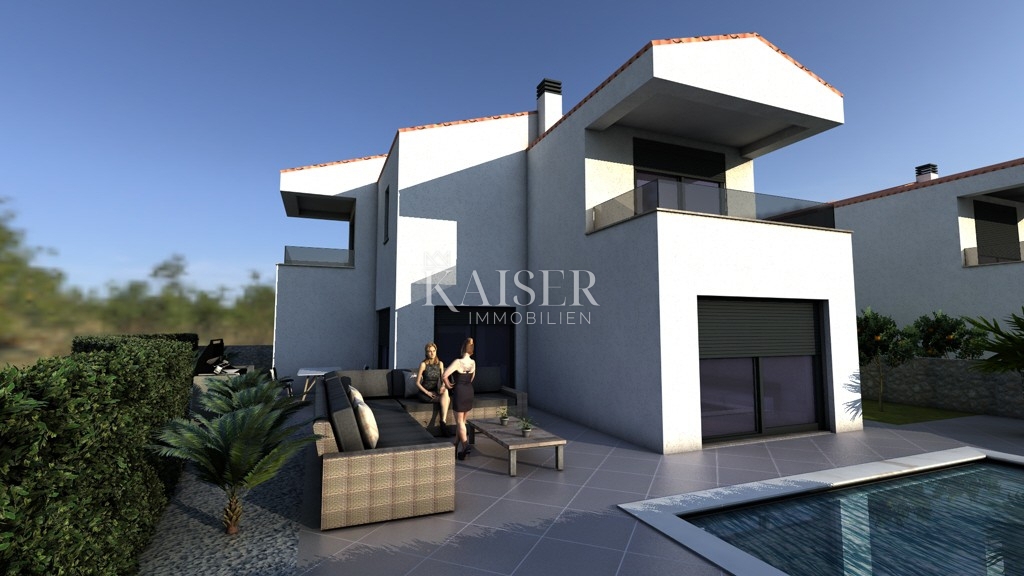  Zazidljivo zemljišče Risika, Vrbnik, 1.100m2