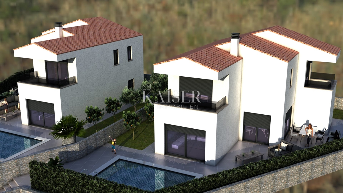  Zazidljivo zemljišče Risika, Vrbnik, 1.100m2