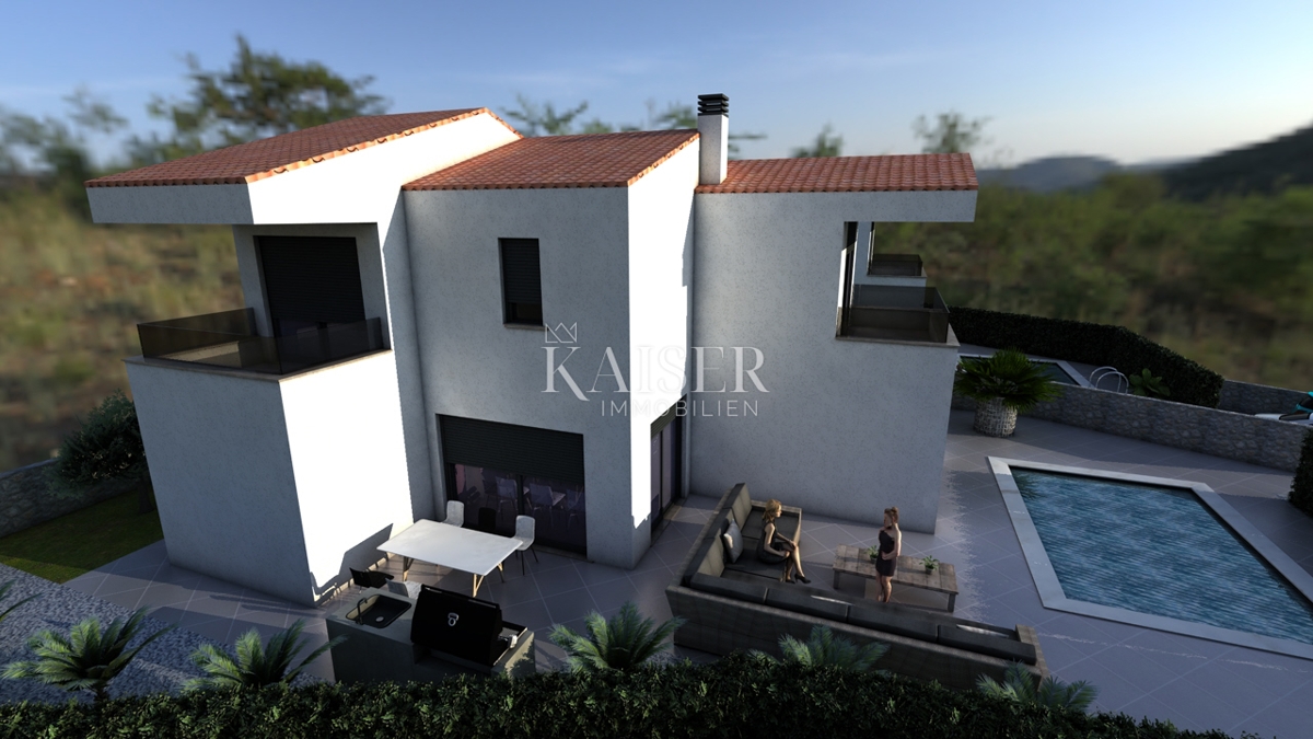  Zazidljivo zemljišče Risika, Vrbnik, 1.100m2