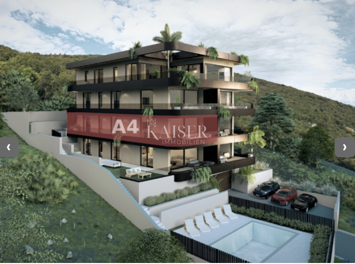 Opatiuja - Ičiči, stanovanje - mediteranska eleganca s pogledom na morje