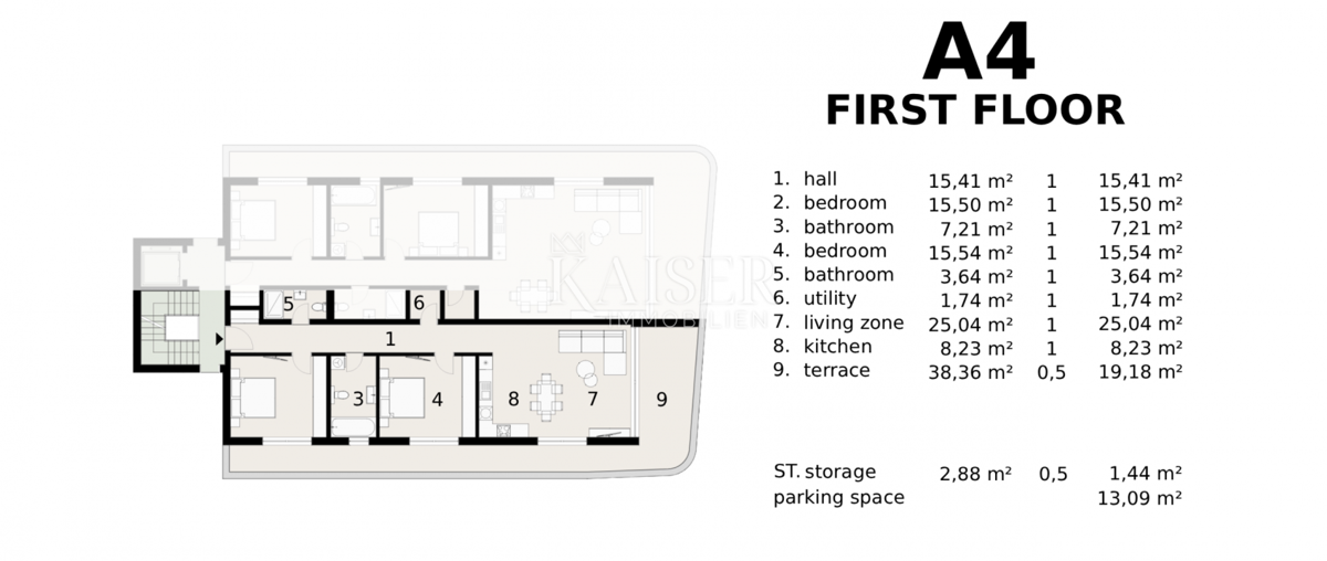 Opatiuja - Ičiči, stanovanje - mediteranska eleganca s pogledom na morje