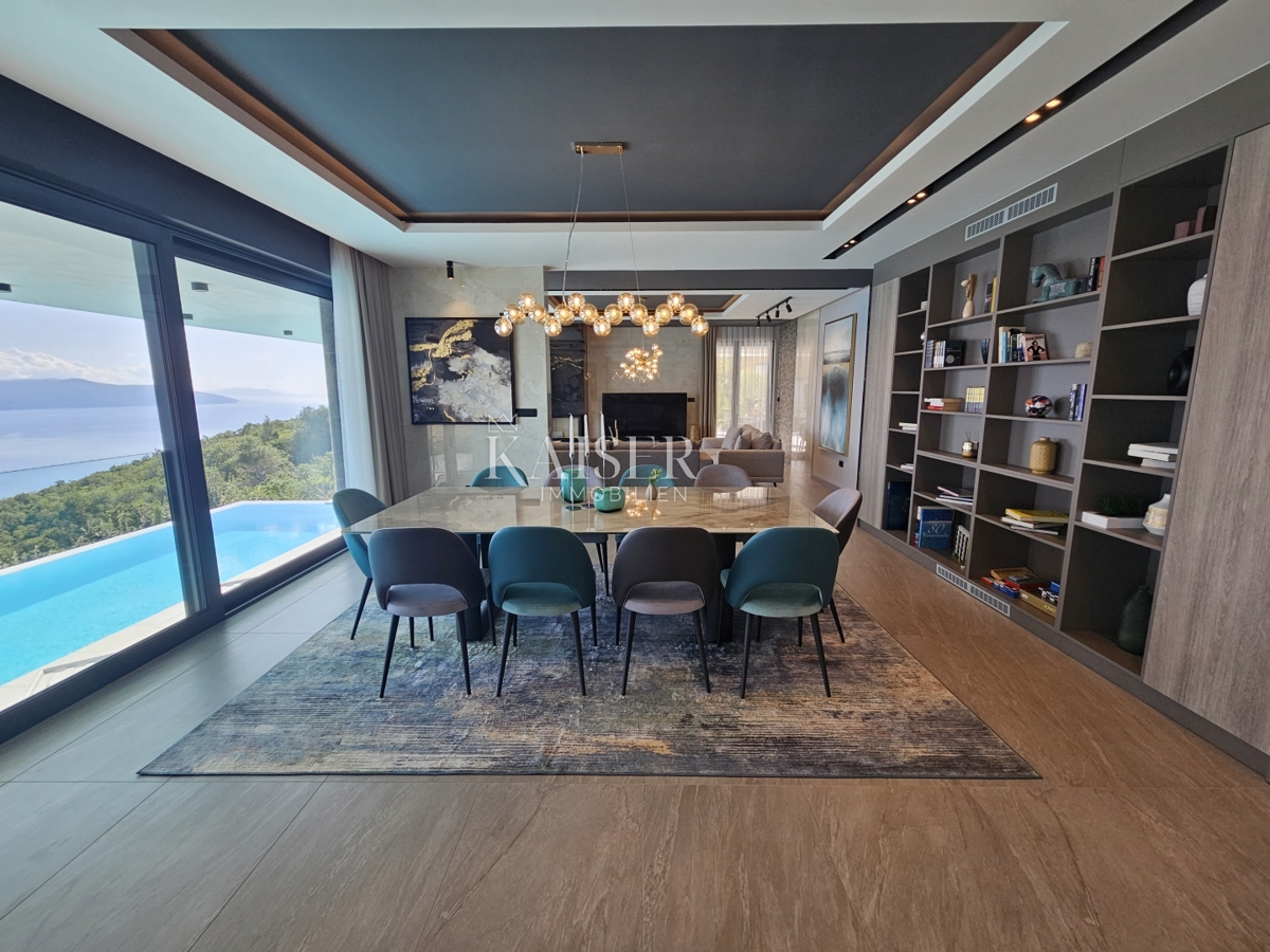 Opatija, okolica - luksuzna vila 340m2 z bazenom
