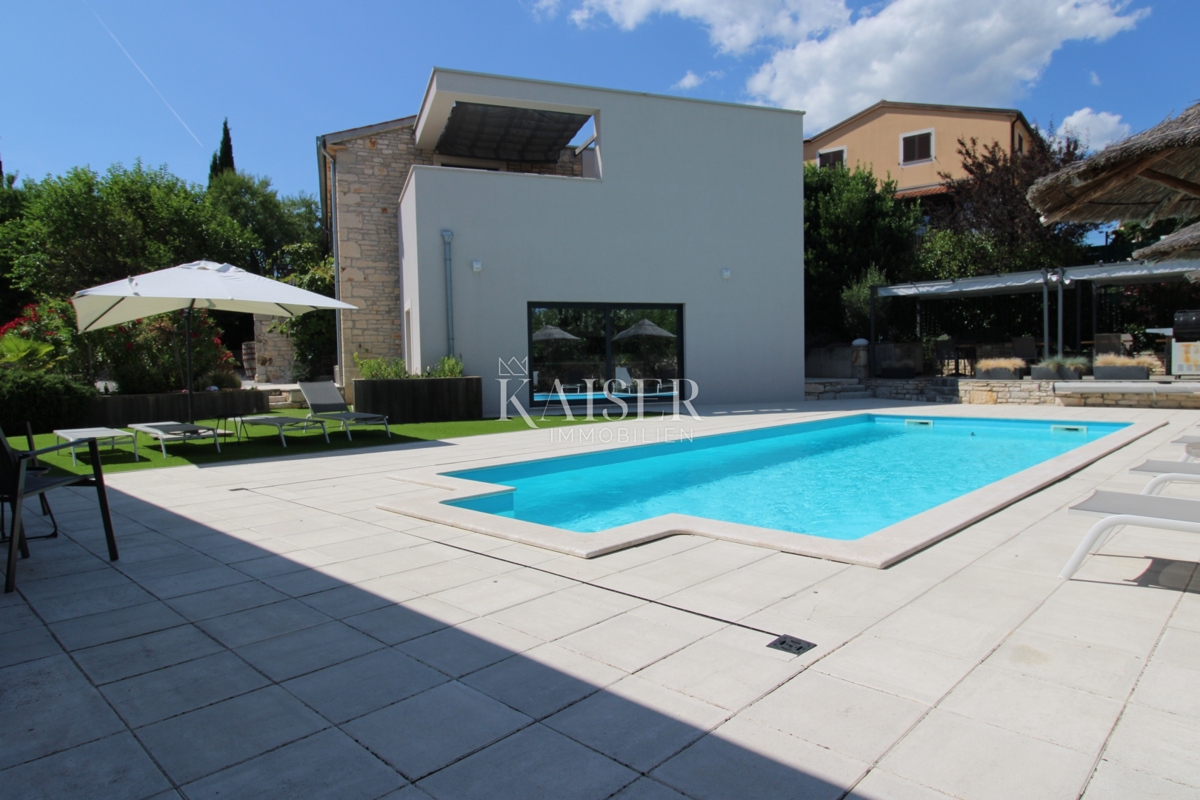 Istra - Poreč, vila z zajtrkom, bazenom in pogledom na morje