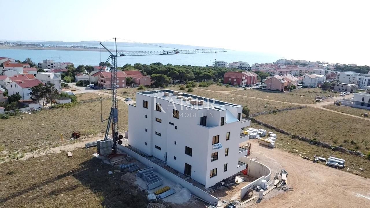 Pag, Povljana - apartmaji v novogradnji blizu plaže