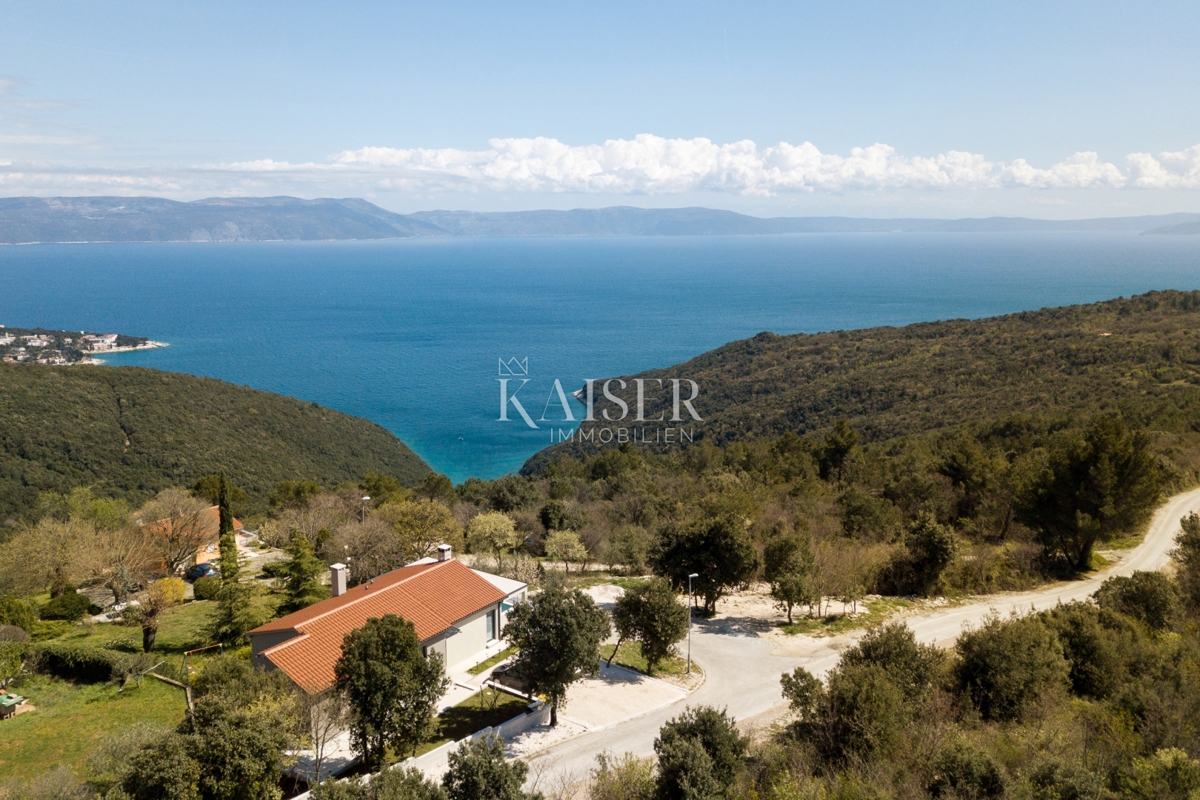 Istra, Labin - Čudovita vila s pogledom na morje in otok Cres