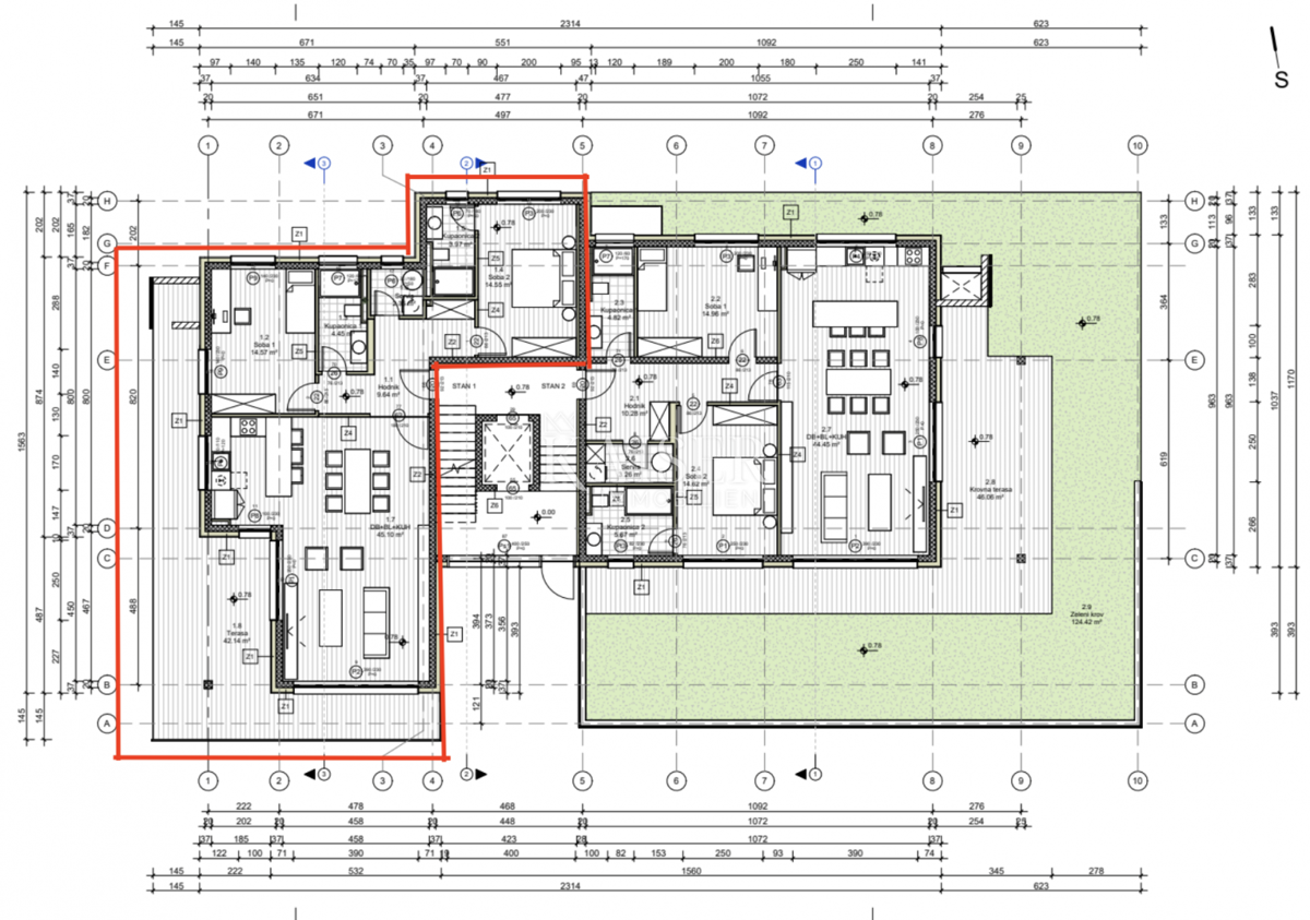 Stanovanje Bivio, Rijeka, 168m2