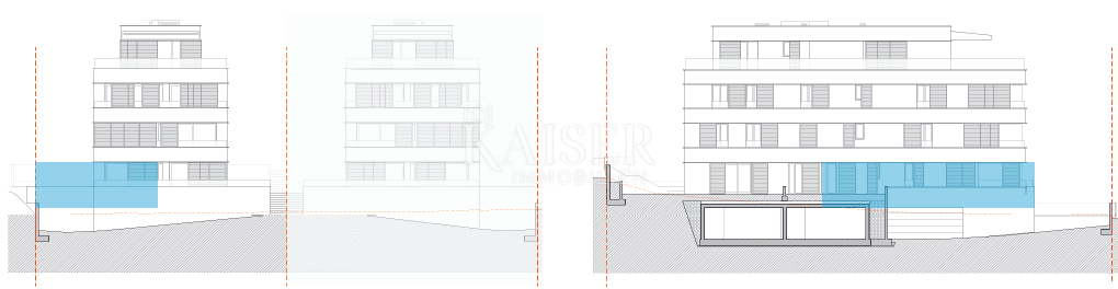 Kaštel Sućurac, Split - Udobno dvosobno stanovanje (S3) v pritličju z zasebnim vrtom