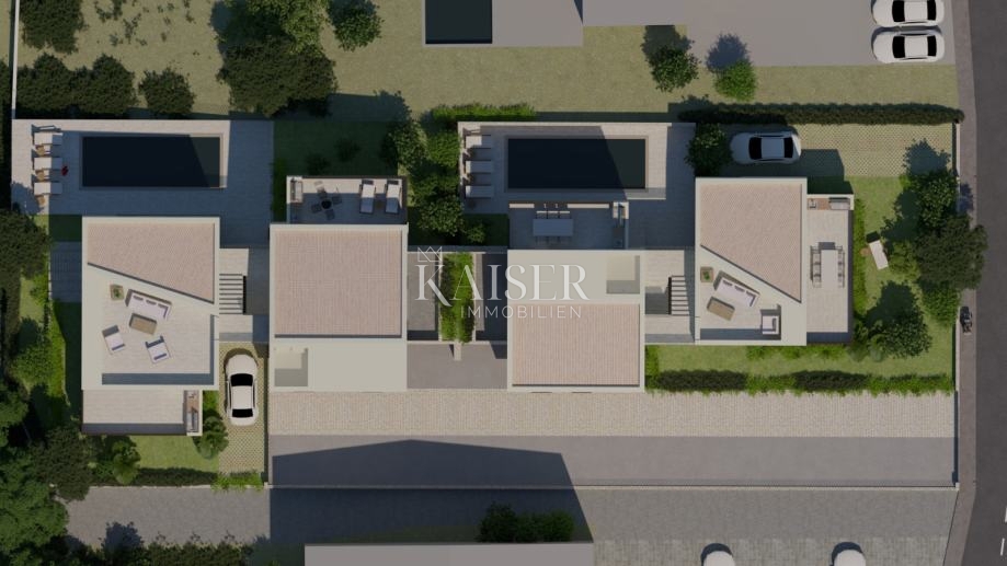 Istra, Tar - zemljišče z gradbenim dovoljenjem za 8 apartmajev