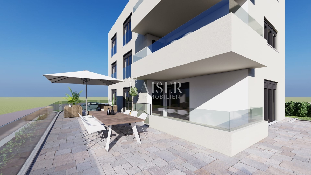 Zadar, Rovanjska - Apartma s pogledom na morje, 50 m od plaže