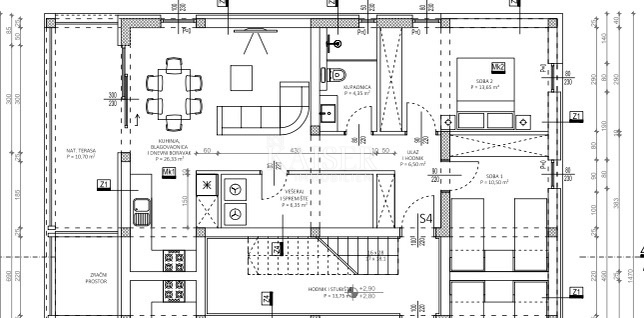 Stanovanje Privlaka, 78,23m2