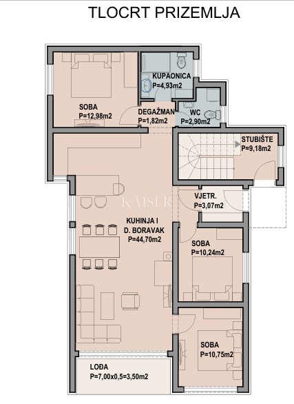 Hiša Crikvenica, 314,90m2